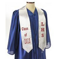 Custom 60" Graduation Sash - White